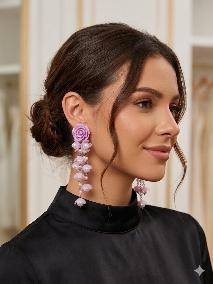 Pink Earrings