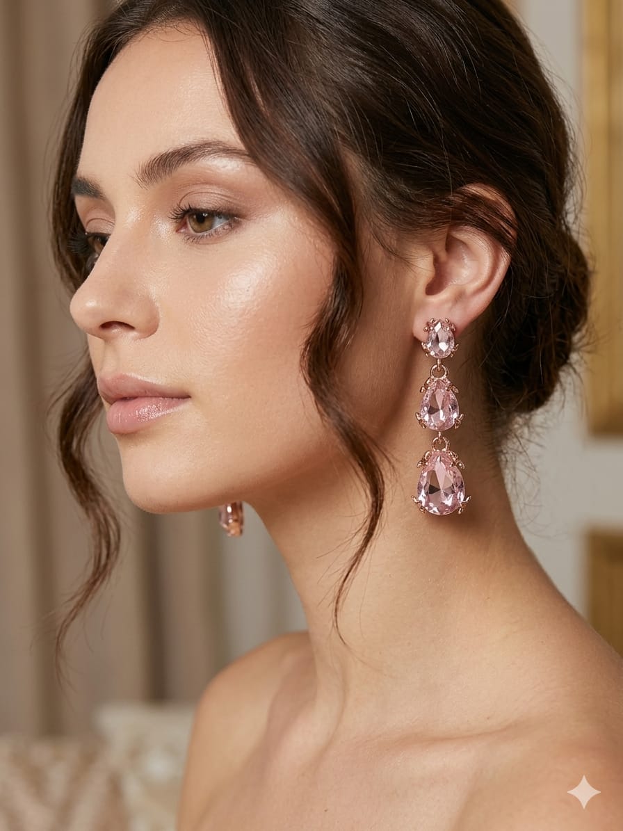Pink Earrings