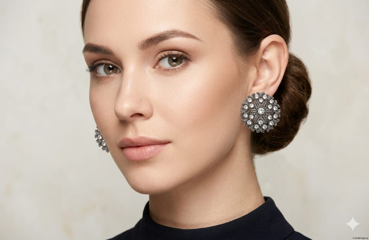 White Earrings