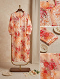 floral printed chikankari kurti