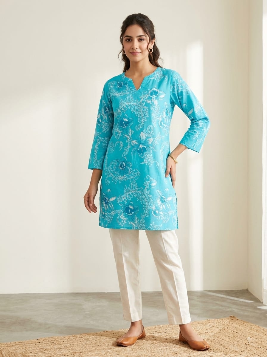 Women Cotten Short Kurti
