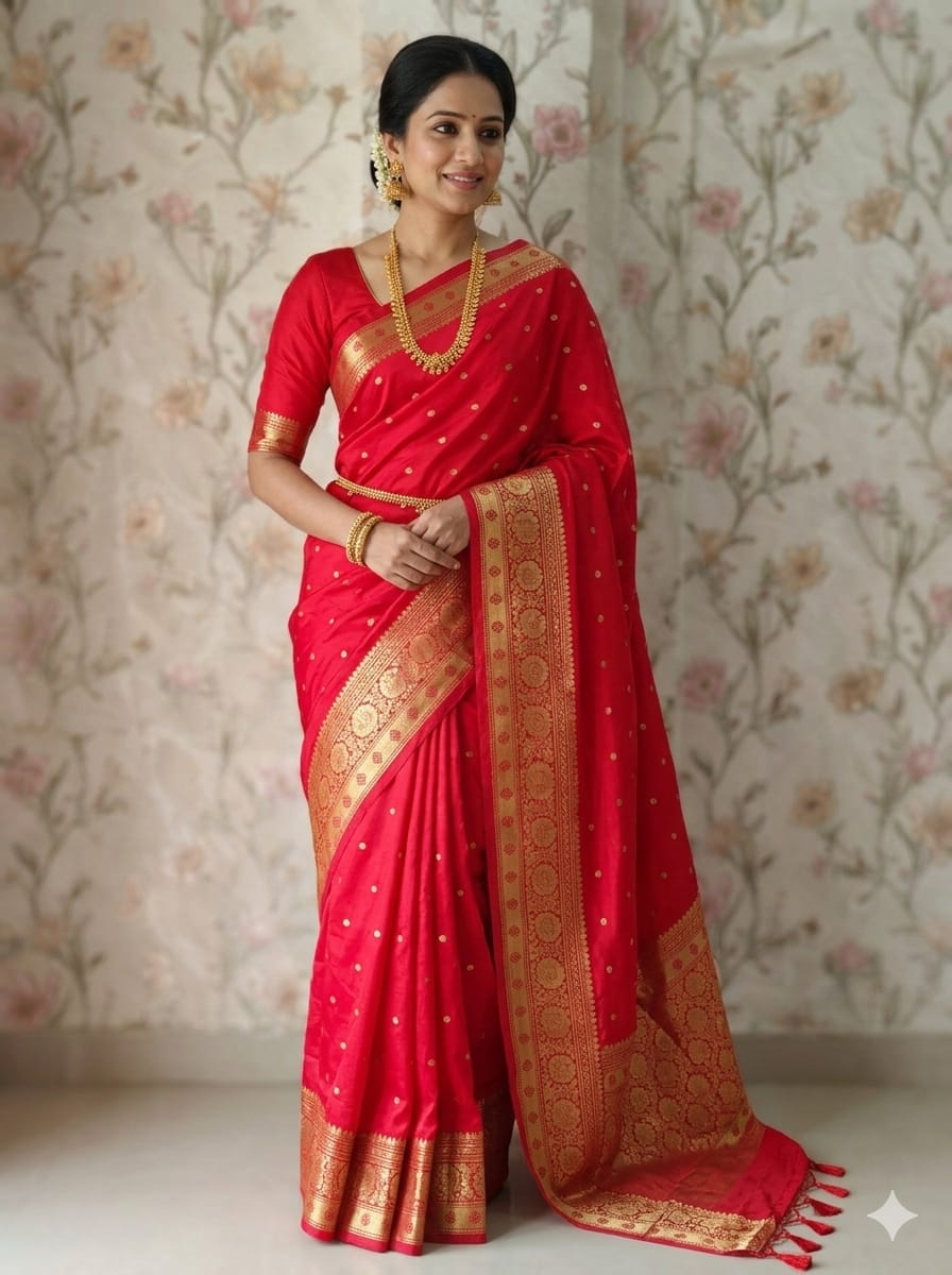 Red Color Saree