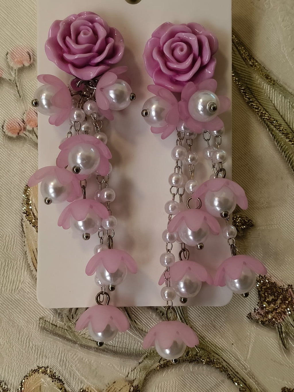 Pink Earrings
