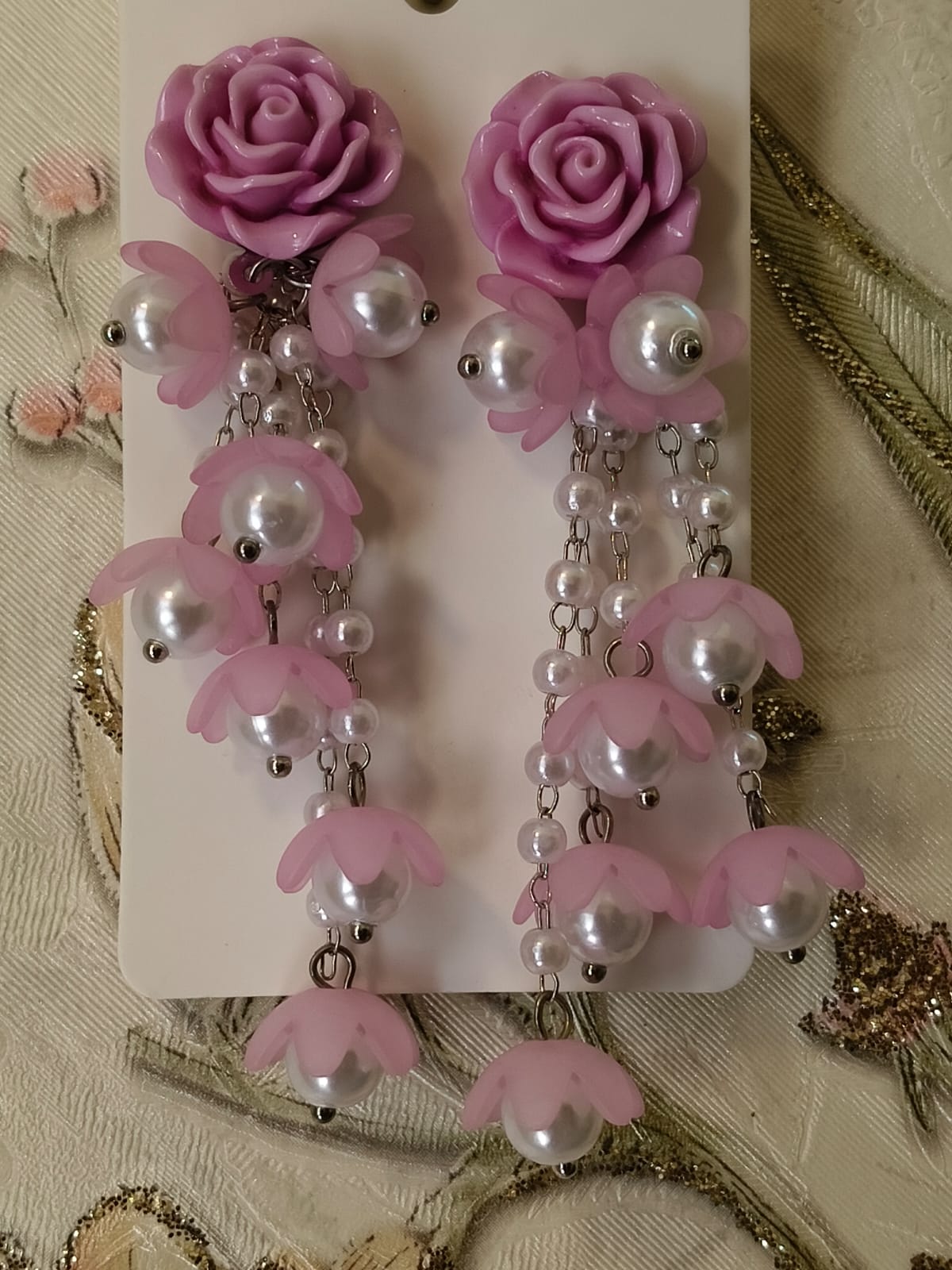 Pink Earrings