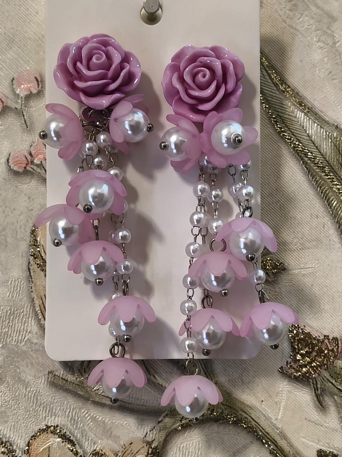 Pink Earrings