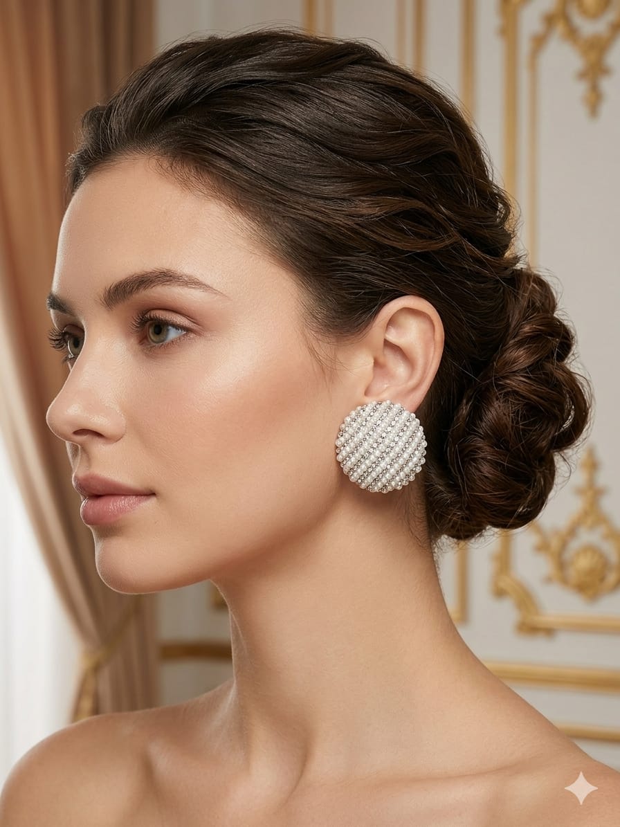 White Earrings