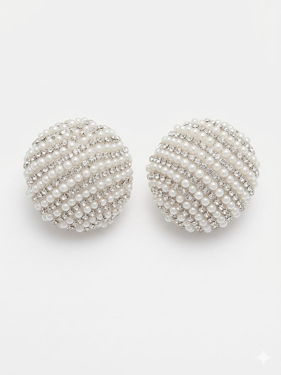 White Earrings