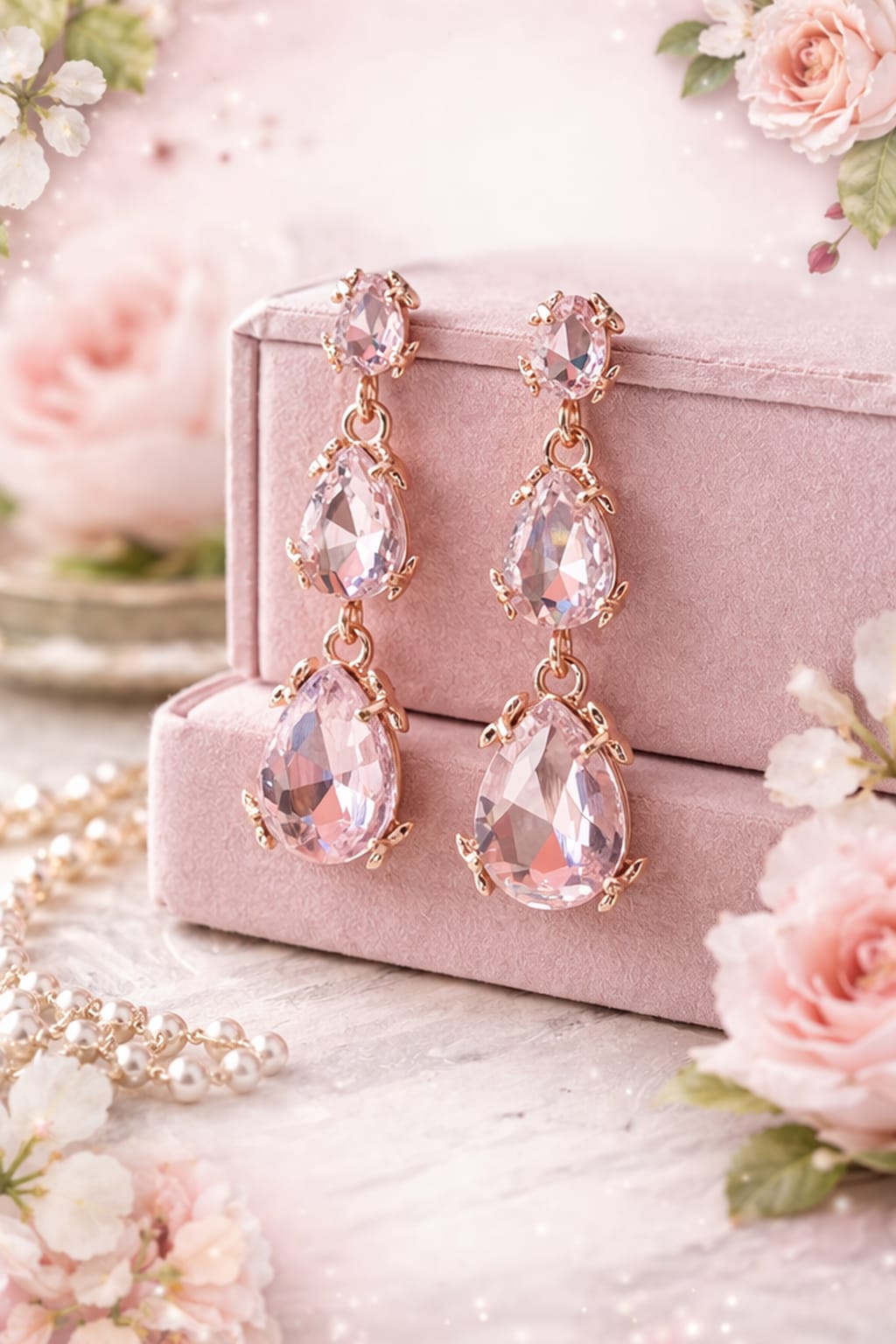 Pink Earrings