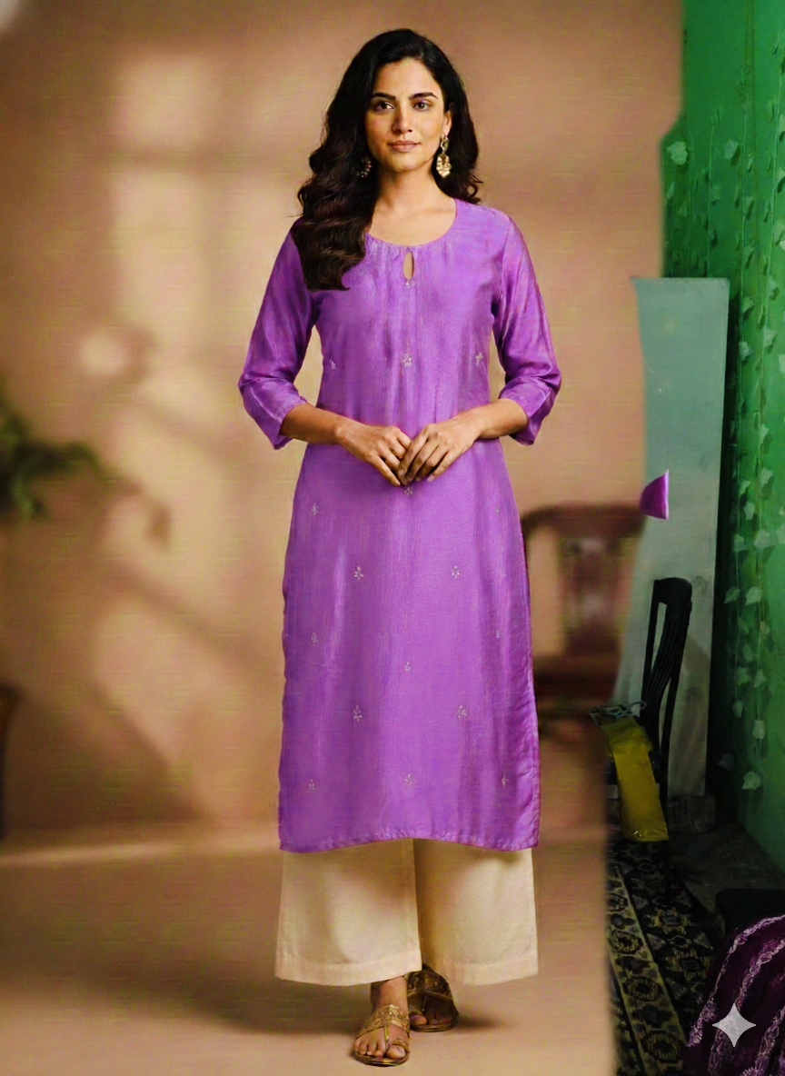 Purple Comfort  Wear kurti