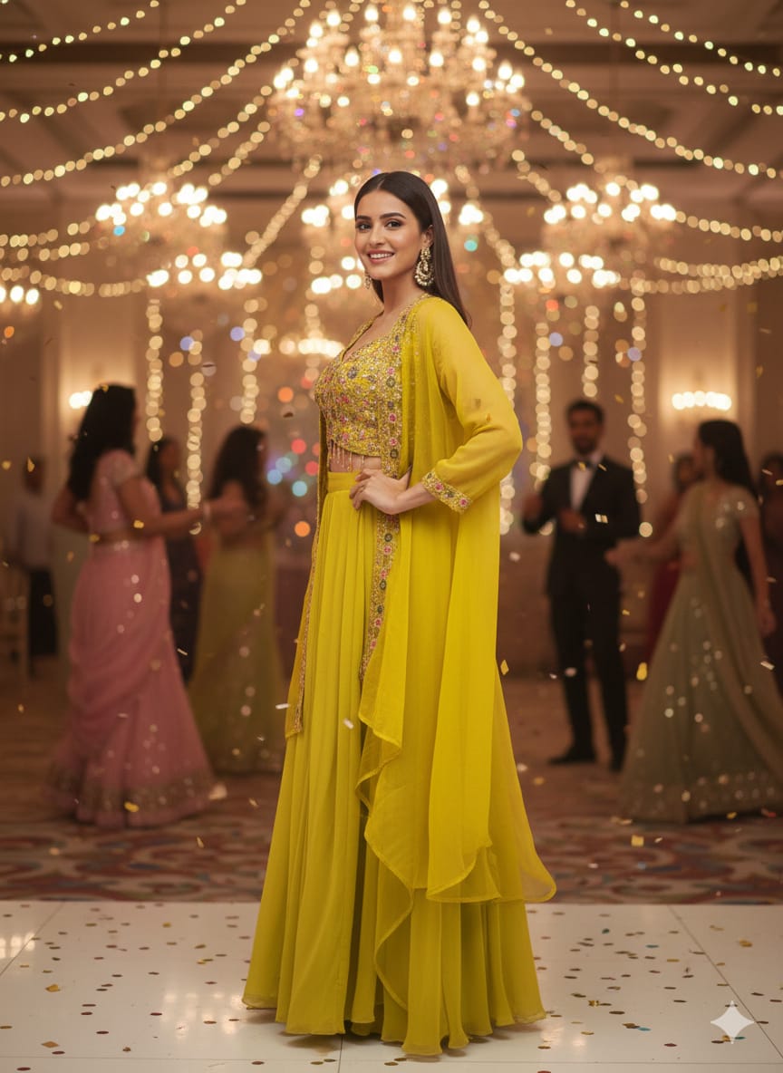 Yellow Ethenic Dress