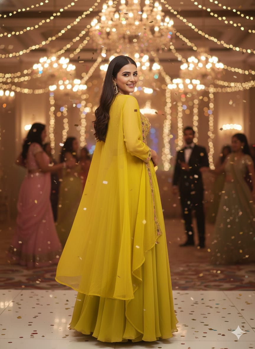 Yellow Ethenic Dress