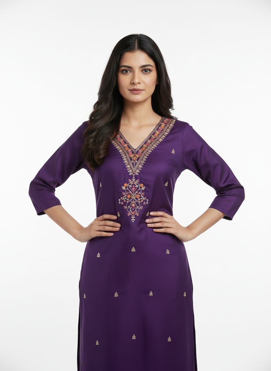 Purple Kurti