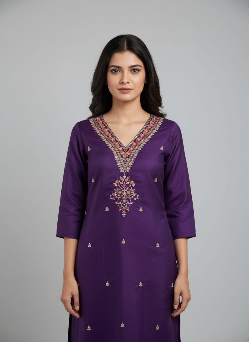 Purple Kurti