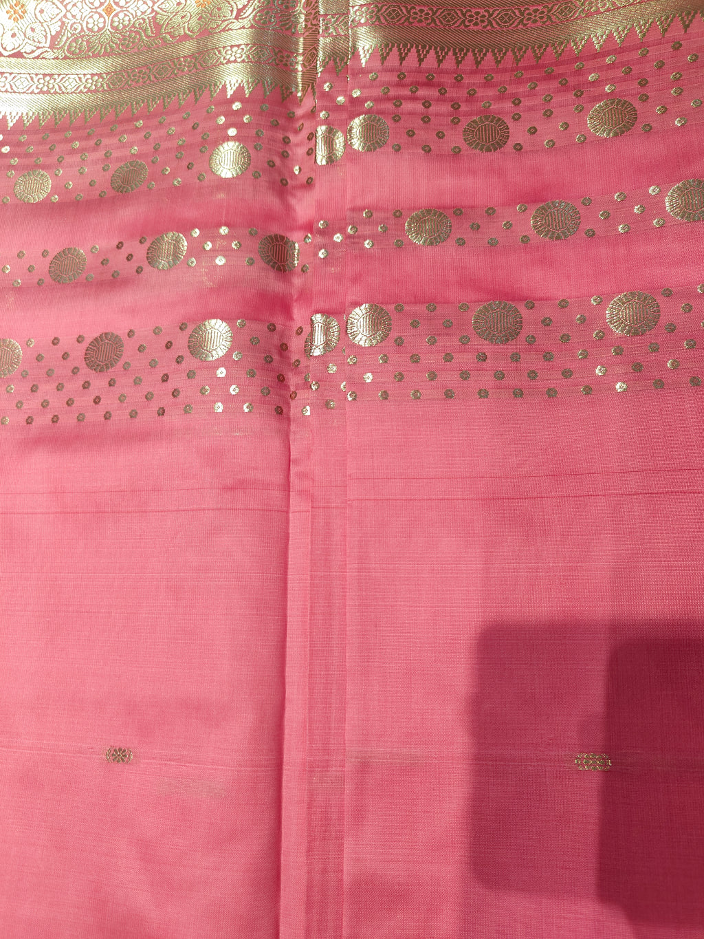 Light Pink- Peach festive Saree